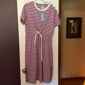 NWT Draper James T-shirt midi dress